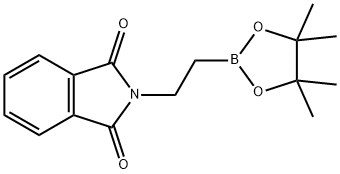 2-[2-(Tetramethyl-1,3,2-dioxaborolan-2-yl)ethyl]isoindole-1,3-dione Structure