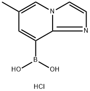 {6-Methylimidazo[1,2-a]pyridin-8-yl}boronic acid hydrochloride Structure