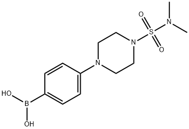 4-[4-(Dimethylsulfamoyl)piperazin-1-yl]phenylboronic acid Structure