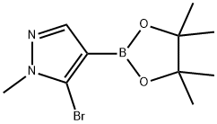 5-Bromo-1-methylpyrazole-4-boronic acid pinacol ester Structure