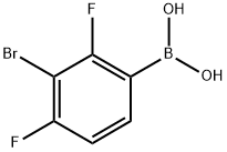 (3-Bromo-2,4-difluorophenyl)boronic acid Structure