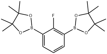 2-Fluorophenyl-1,3-diboronic acid, pinacol ester 구조식 이미지