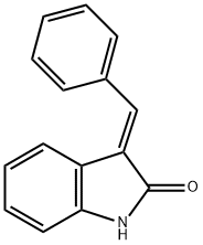 2H-Indol-2-one, 1,3-dihydro-3-(phenylmethylene)-, (3E)- 구조식 이미지