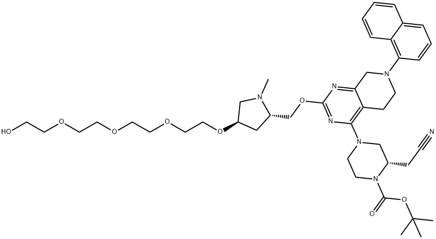 K-Ras ligand-Linker Conjugate 5 Structure