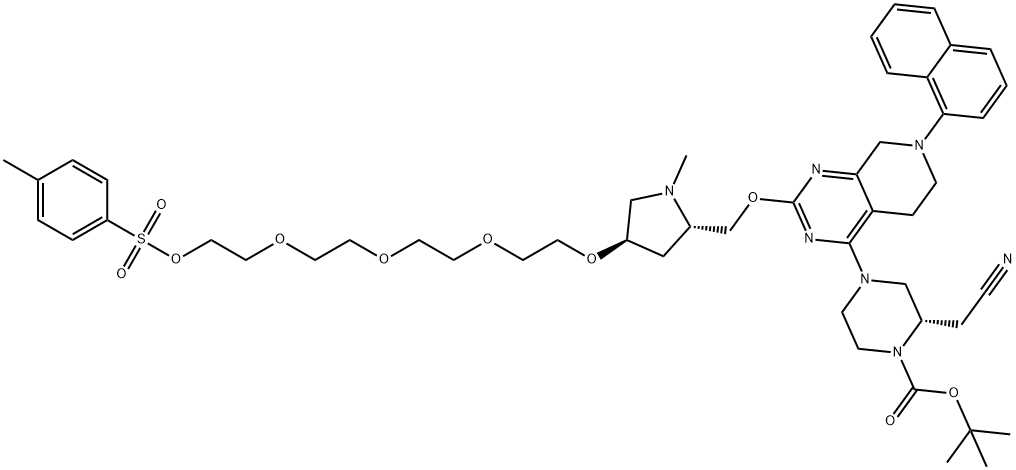 K-Ras ligand-Linker Conjugate 3 Structure