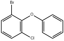 Benzene, 1-bromo-3-chloro-2-phenoxy- Structure