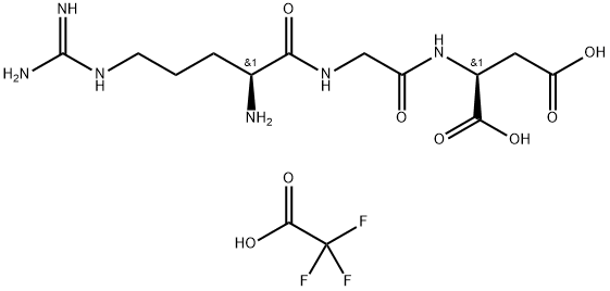 Arg-Gly-Asp(TFA salt) Structure