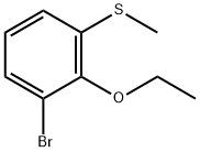 (3-Bromo-2-ethoxyphenyl)(methyl)sulfane 구조식 이미지