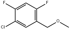 1-Chloro-2,4-difluoro-5-(methoxymethyl)benzene Structure