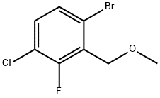 1-Bromo-4-chloro-3-fluoro-2-(methoxymethyl)benzene Structure