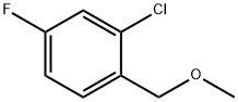 2-Chloro-4-fluoro-1-(methoxymethyl)benzene Structure