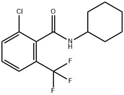 2-Chloro-N-cyclohexyl-6-(trifluoromethyl)benzamide Structure