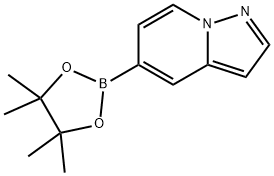 Pyrazolo1,5-apyridine-5-boronic acid picol ester 구조식 이미지