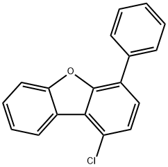 Dibenzofuran, 1-chloro-4-phenyl- Structure