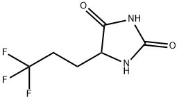5-(3,3,3-Trifluoropropyl)imidazolidine-2,4-dione 구조식 이미지