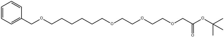 Boc-C1-PEG3-C4-OBn Structure