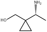 Cyclopropanemethanol, 1-[(1R)-1-aminoethyl]- Structure