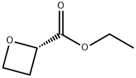 2-Oxetanecarboxylic acid, ethyl ester, (2S)- Structure