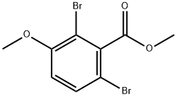 Methyl 2,6-dibromo-3-methoxybenzoate Structure