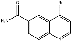 6-Quinolinecarboxamide, 4-bromo- Structure