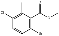 methyl 6-bromo-3-chloro-2-methylbenzoate Structure