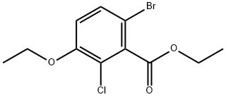 Ethyl 6-bromo-2-chloro-3-
ethoxybenzoate Structure