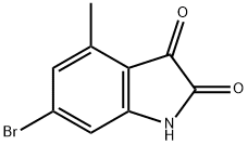 1H-Indole-2,3-dione, 6-bromo-4-methyl- Structure