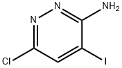 3-Pyridazinamine, 6-chloro-4-iodo- Structure