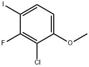 Benzene, 2-chloro-3-fluoro-4-iodo-1-methoxy- Structure