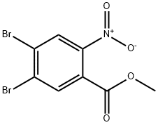 Benzoic acid, 4,5-dibromo-2-nitro-, methyl ester Structure