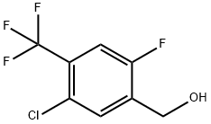 Benzenemethanol, 5-chloro-2-fluoro-4-(trifluoromethyl)- Structure