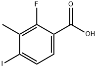 Benzoic acid, 2-fluoro-4-iodo-3-methyl- Structure