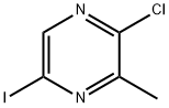 Pyrazine, 2-chloro-5-iodo-3-methyl- Structure