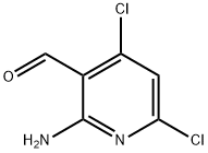 3-Pyridinecarboxaldehyde, 2-amino-4,6-dichloro- Structure