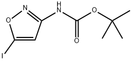 (5-Iodo-isoxazol-3-yl)-carbamic acid tert-butyl ester Structure