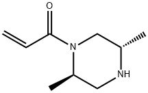 2-Propen-1-one, 1-[(2R,5S)-2,5-dimethyl-1-piperazinyl]- Structure