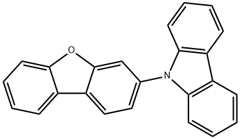 9H-Carbazole, 9-(3-dibenzofuranyl)- Structure
