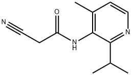 Acetamide, 2-cyano-N-[4-methyl-2-(1-methylethyl)-3-pyridinyl]- Structure