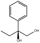 1,2-Butanediol, 2-phenyl-, (2S)- Structure