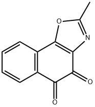 Naphth[2,1-d]oxazole-4,5-dione, 2-methyl- Structure