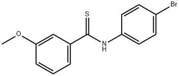 N-(4-bromophenyl)-3-methoxybenzothioamide Structure