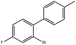 2-Bromo-4-fluoro-4'-methyl-1,1'-biphenyl Structure
