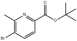 Tert-butyl 5-bromo-6-methylpicolinate Structure