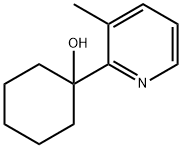 1-(3-Methylpyridin-2-yl)cyclohexan-1-ol Structure