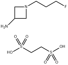 1-(3-fluoropropyl)azetidin-3-amine ethane-1,2-disulfonate Structure