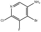 3-Pyridinamine, 4-bromo-6-chloro-5-fluoro- Structure