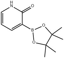 2(1H)-Pyridinone, 3-(4,4,5,5-tetramethyl-1,3,2-dioxaborolan-2-yl)- Structure