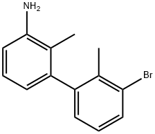 [1,1'-Biphenyl]-3-amine, 3'-bromo-2,2'-dimethyl- Structure