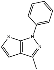 1H-Thieno[2,3-c]pyrazole, 3-methyl-1-phenyl- Structure