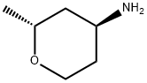 (2R,4S)-2-Methyl-tetrahydro-pyran-4-ylamine 구조식 이미지